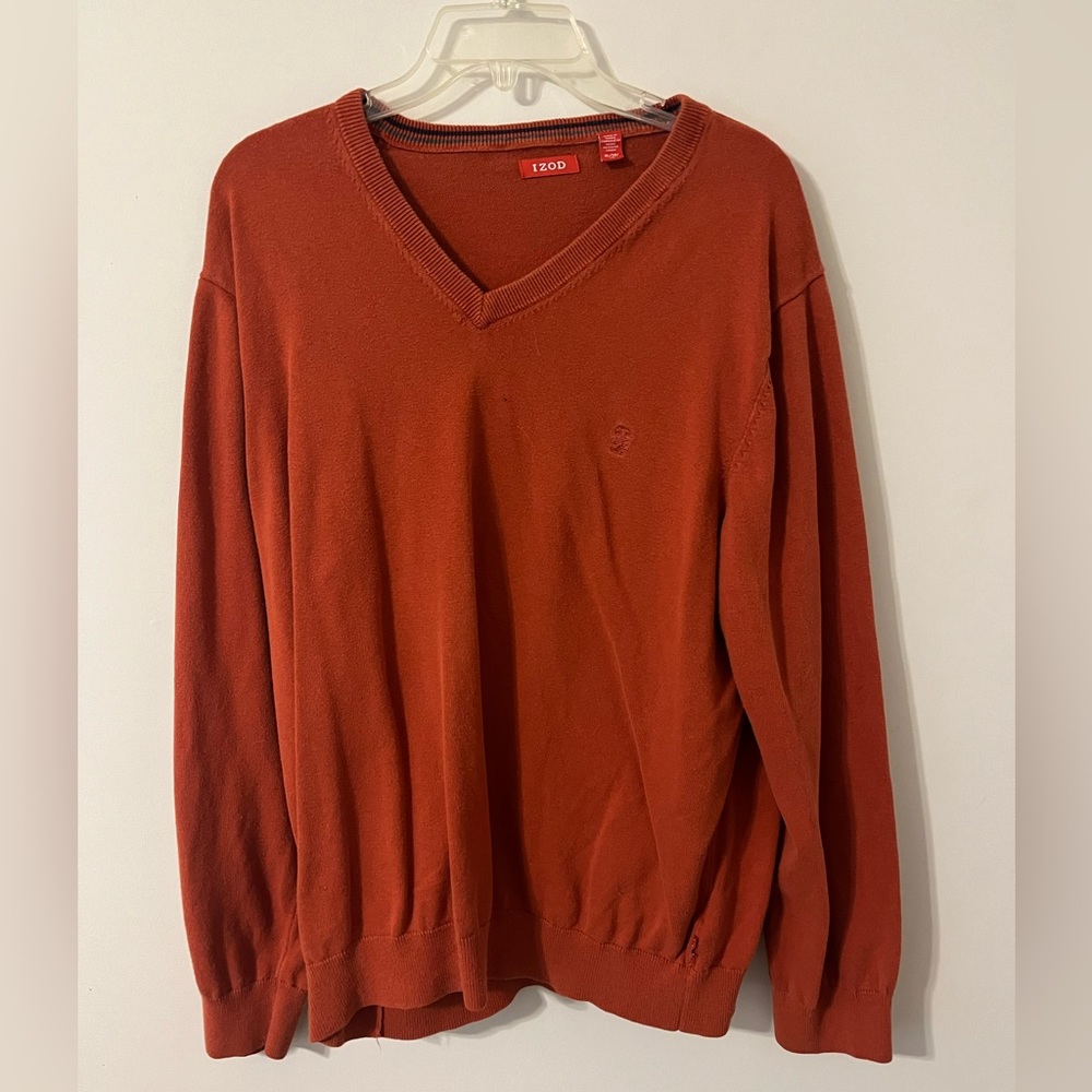Orange IZOD sweater